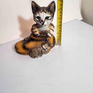 Vintage porcelain cat in the boot figure#catfigurine#porcelain#bootfigurall